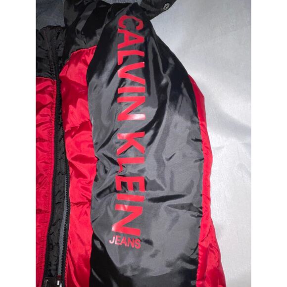 Calvin Klein Toddler Puffer Jacket - Size 4T - Warm & Fleece Lined - Picture 5 of 10